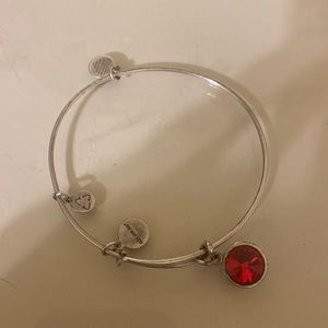 This is a ruby alex and ani bracelet